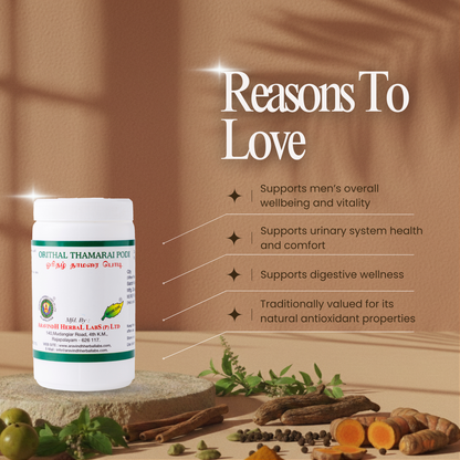 Orithal Thamarai Podi: Traditional Herbal Support for Vitality and Everyday Wellness