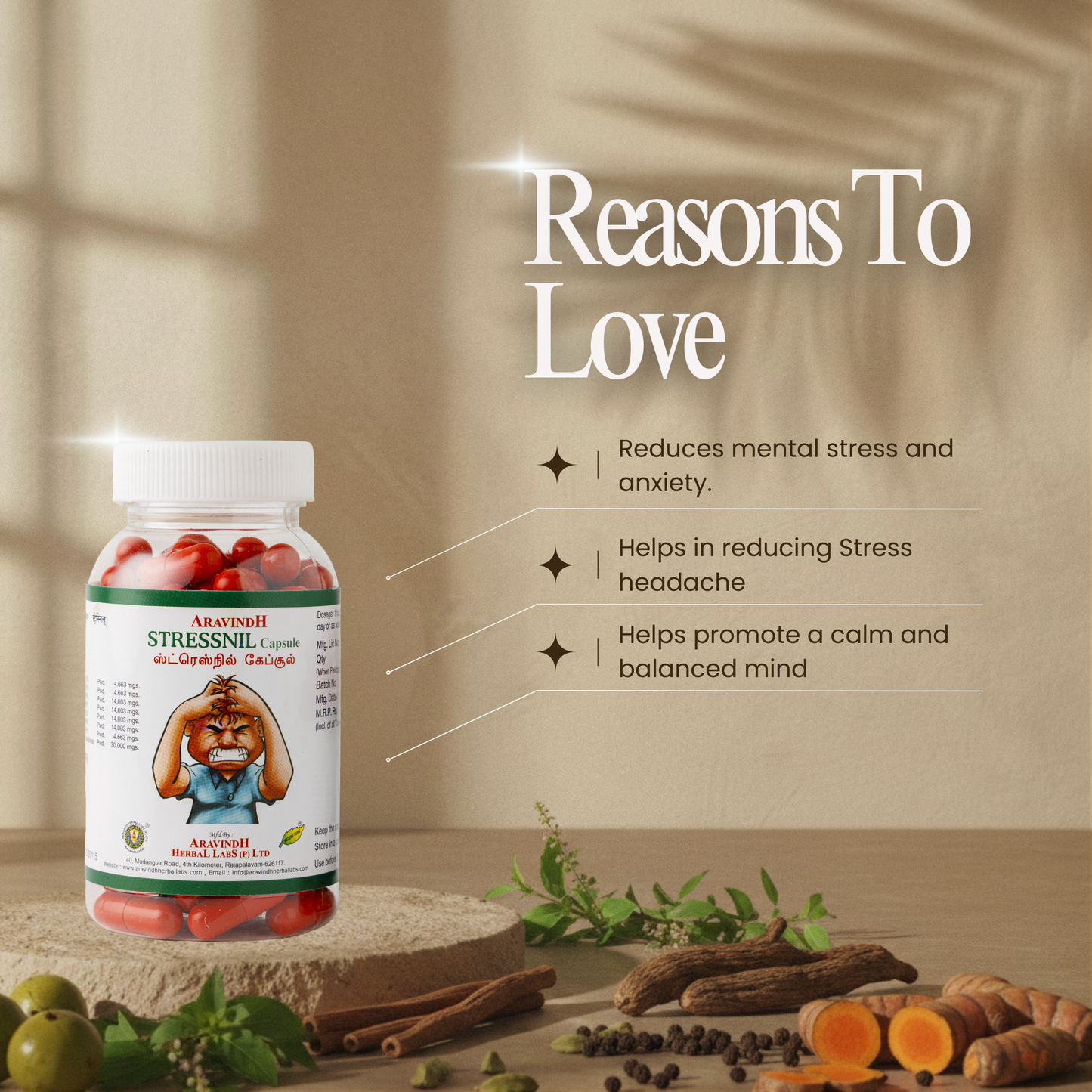Stressnil Capsules - Your Natural Support for Stress Ease