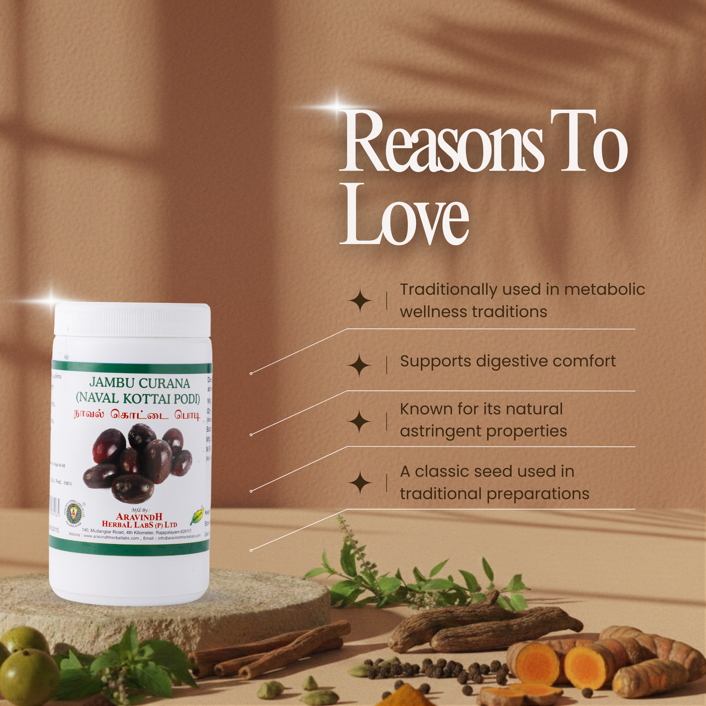 Navalkottai Podi: Traditional Herbal Support for Metabolic Wellness & Everyday Balance