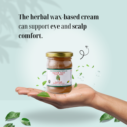 Chandanathi Thylam (wax-based): Natural Siddha Support for Body Heat Balance and Cooling Comfort