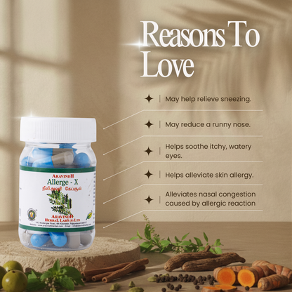 Support Seasonal Wellness Naturally with Allerge-X Capsules: A Siddha Approach