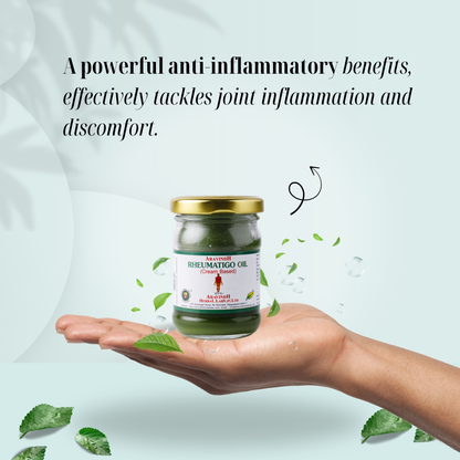 Rheumatigo Oil (wax-based): Natural Siddha Support for Joint Comfort, Sprains & Muscle Ease