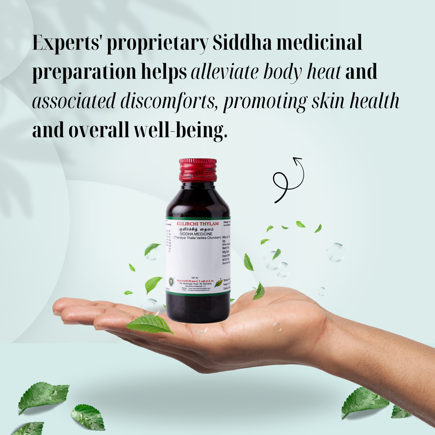 Kulirchi Thylam – Natural Siddha Support for Body Cooling in Summer