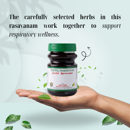 Respiratory Relief Thippili Rasayanam: Traditional Siddha Remedy for Cough & Breathing