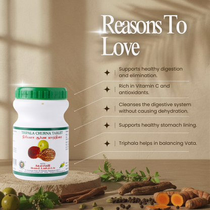 Tripala Tablet: The Ayurvedic Trio for Digestion, Detox & Immunity