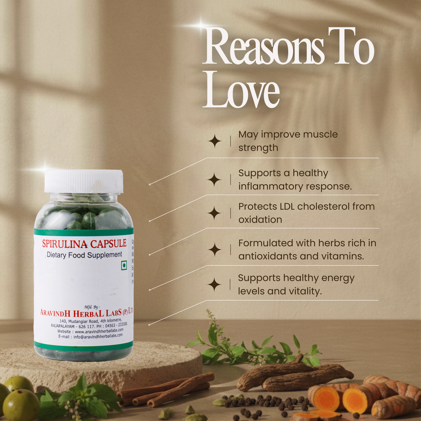Support Immunity & Vitality with Spirulina Capsules: A Siddha Superfood for Enhanced Well-being