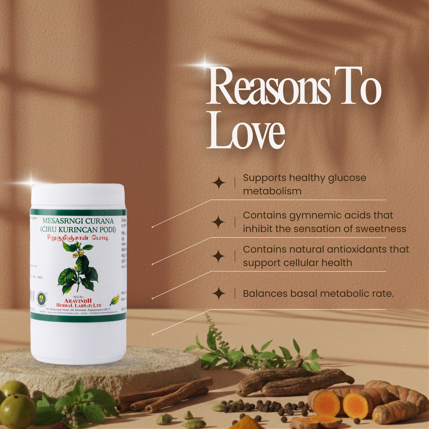 Sirukurinjan Podi: Traditional Herbal Support for Metabolic Wellness and Everyday Balance