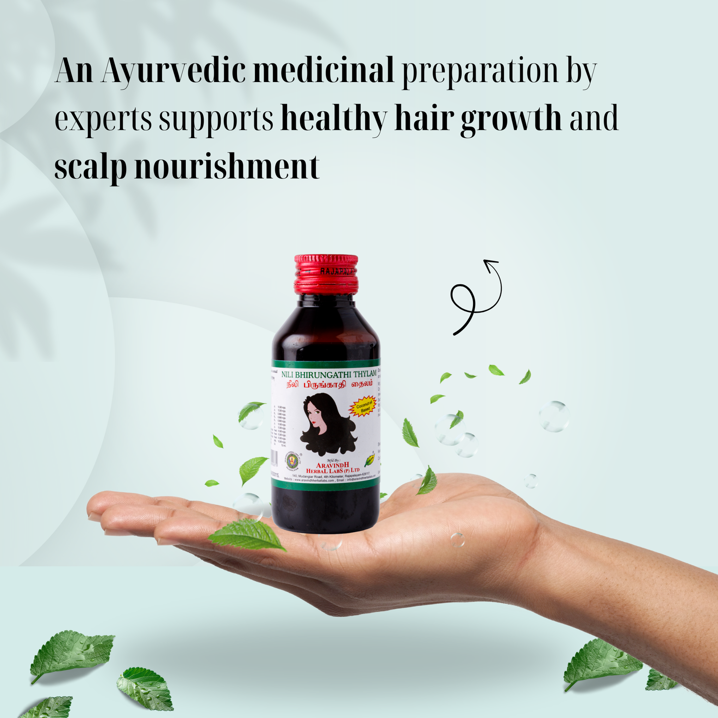 Nilibhrungathi Thylam (Coconut oil): Natural Siddha Support for Hair Health and Scalp Wellness