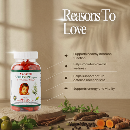 Aerosept Capsule: Immunity Support, Natural Disinfectant & Overall Wellness
