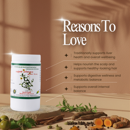Manjal Karisalai Podi: Traditional Siddha Formulation for Liver Support, Skin Care & Body Wellness