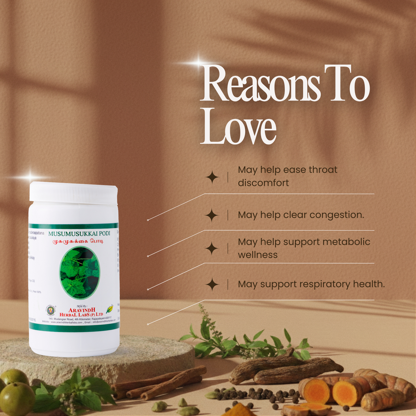 Breathe Easy with Musumusukkai Podi: Natural Support for Respiratory Comfort