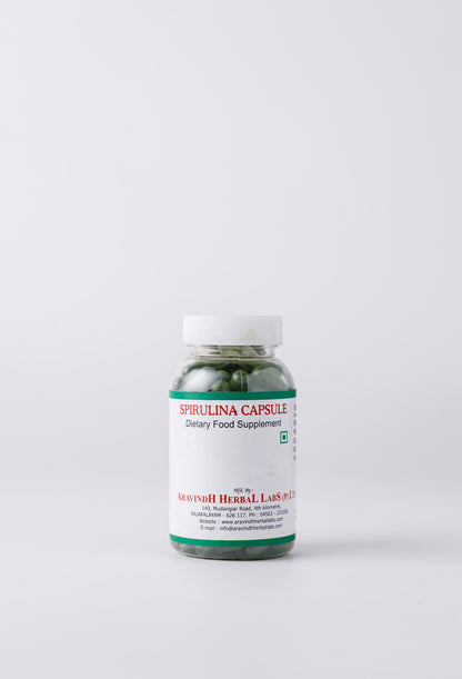 Spirulina Capsules Bottle