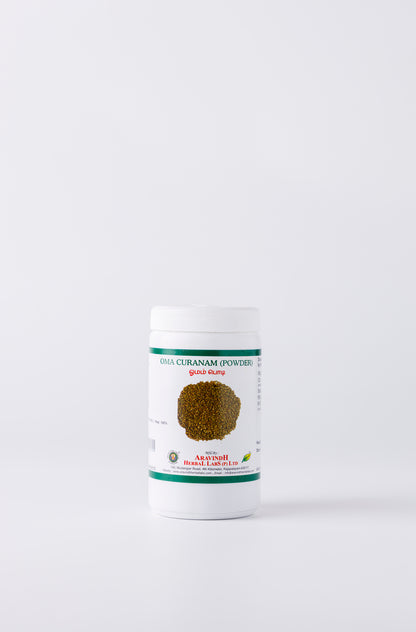 Aravindh Herbal Labs Omam Churnam Bottle
