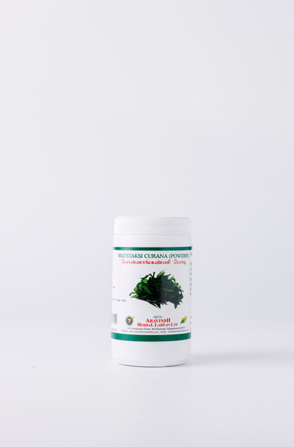 Aravindh Herbal Labs Matsyaksi Curana Bottle