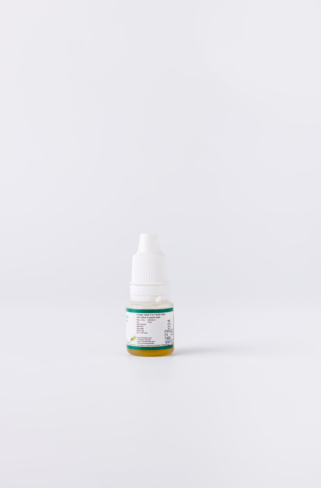 Tooth drops bottle in 10ml pack