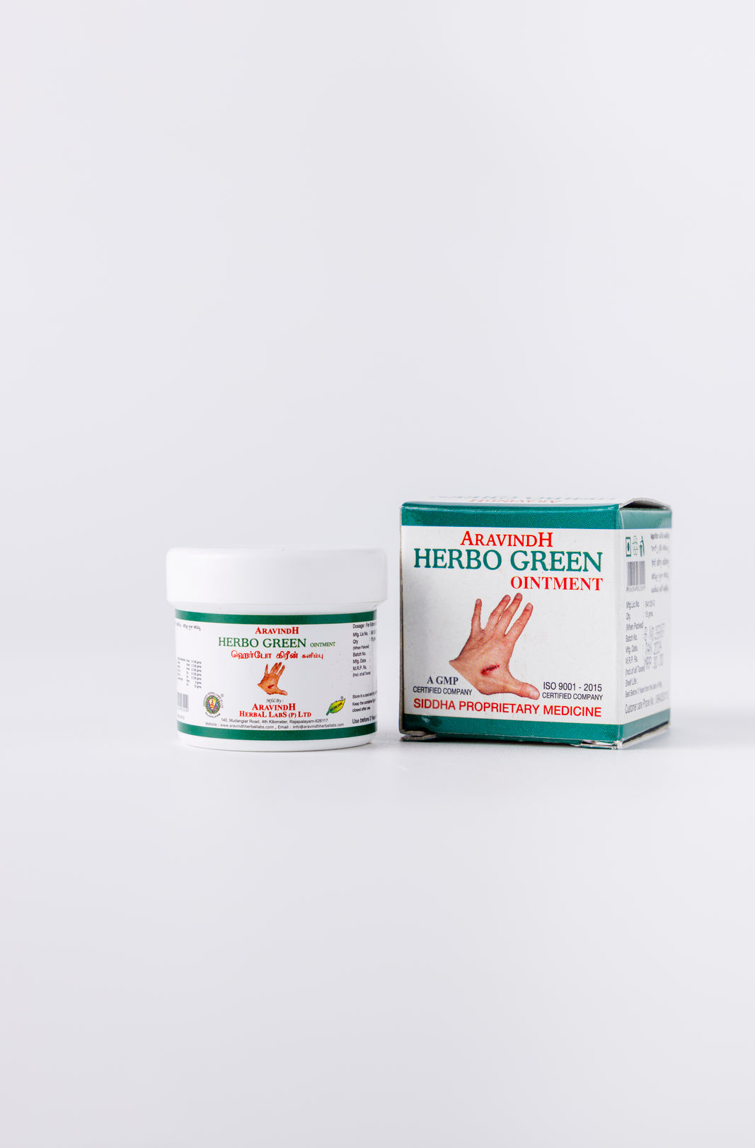 Ingredients of Herbo Green Ointment