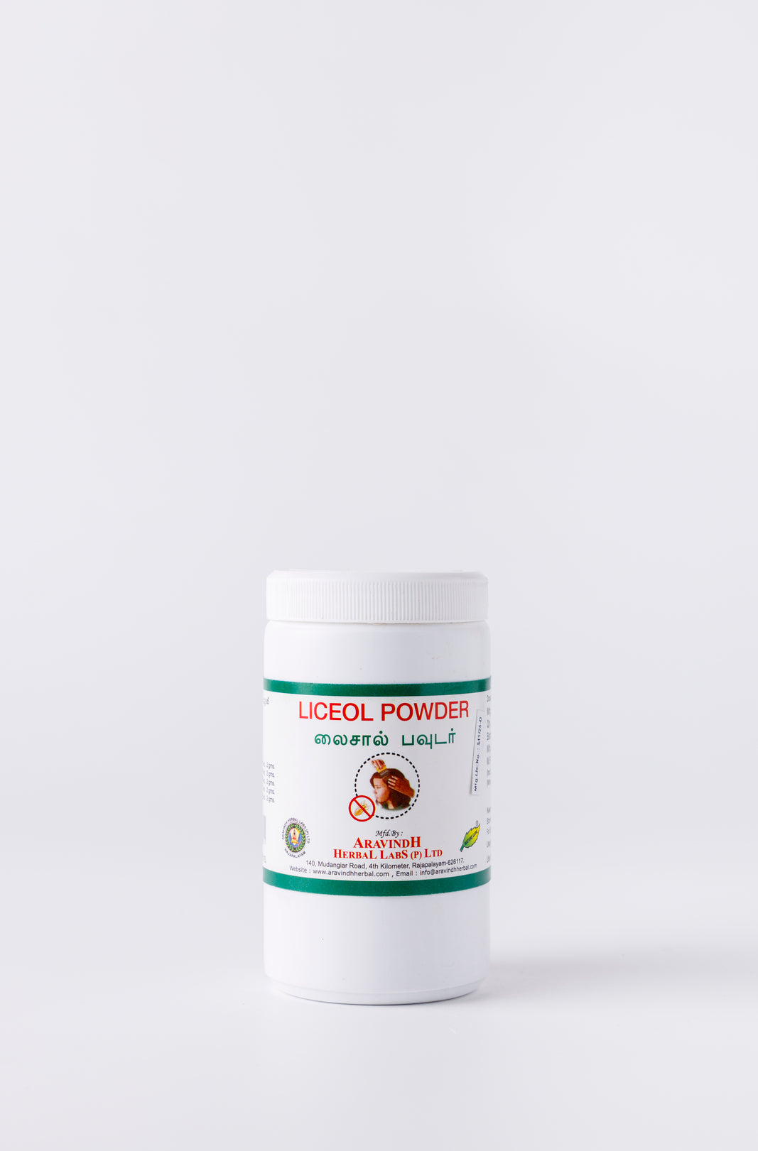 Liceol Powder: Traditional Herbal Scalp Care