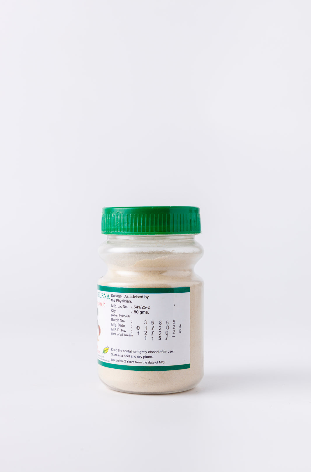 Ingredients of Aswagandha Churna Ay
