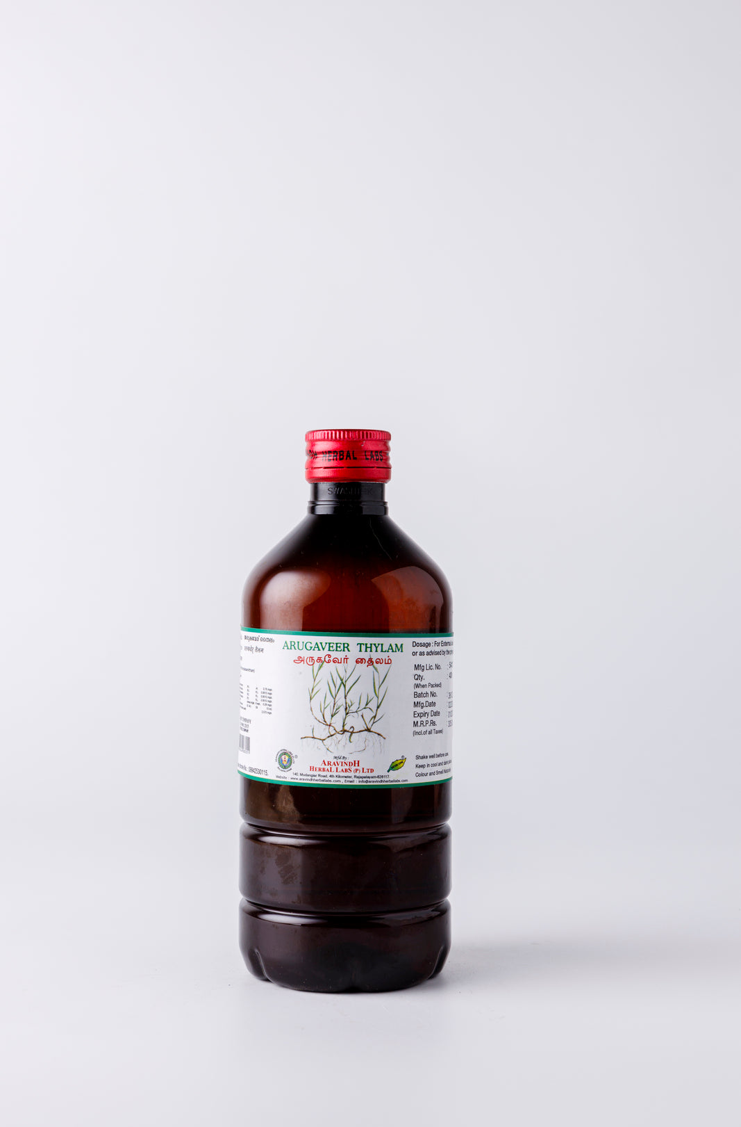 Key Ingredients Found in Arugan Thylam
