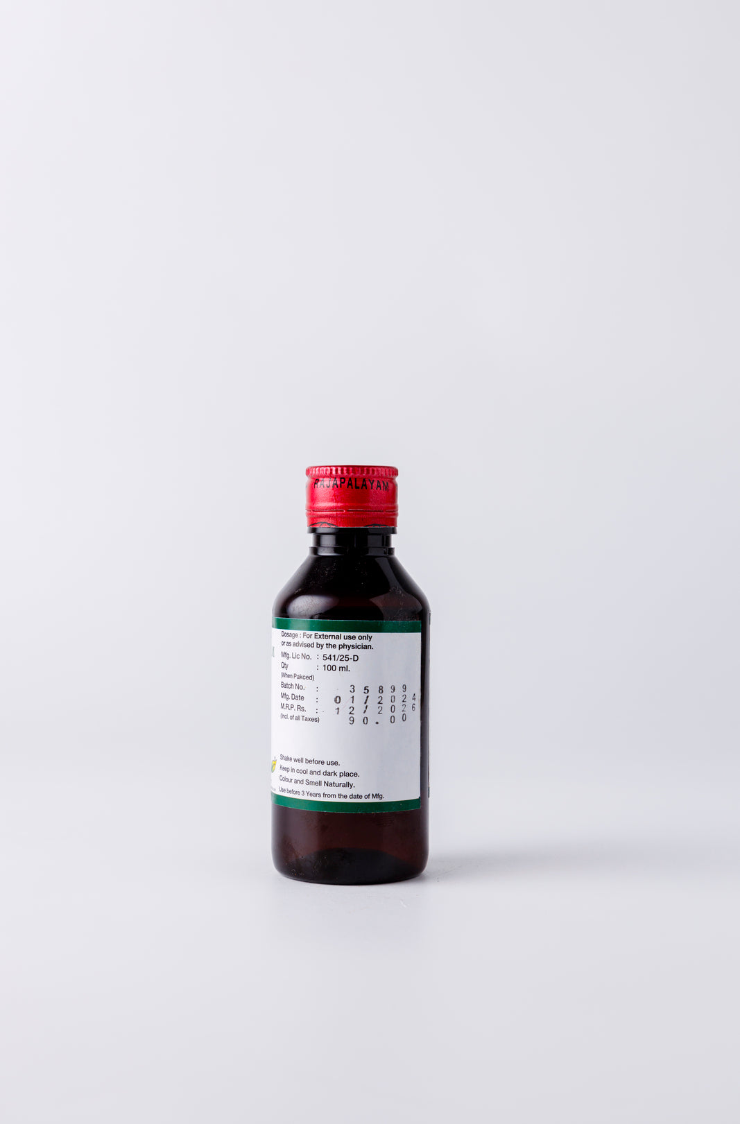 Bottle of Pinisa Thylam