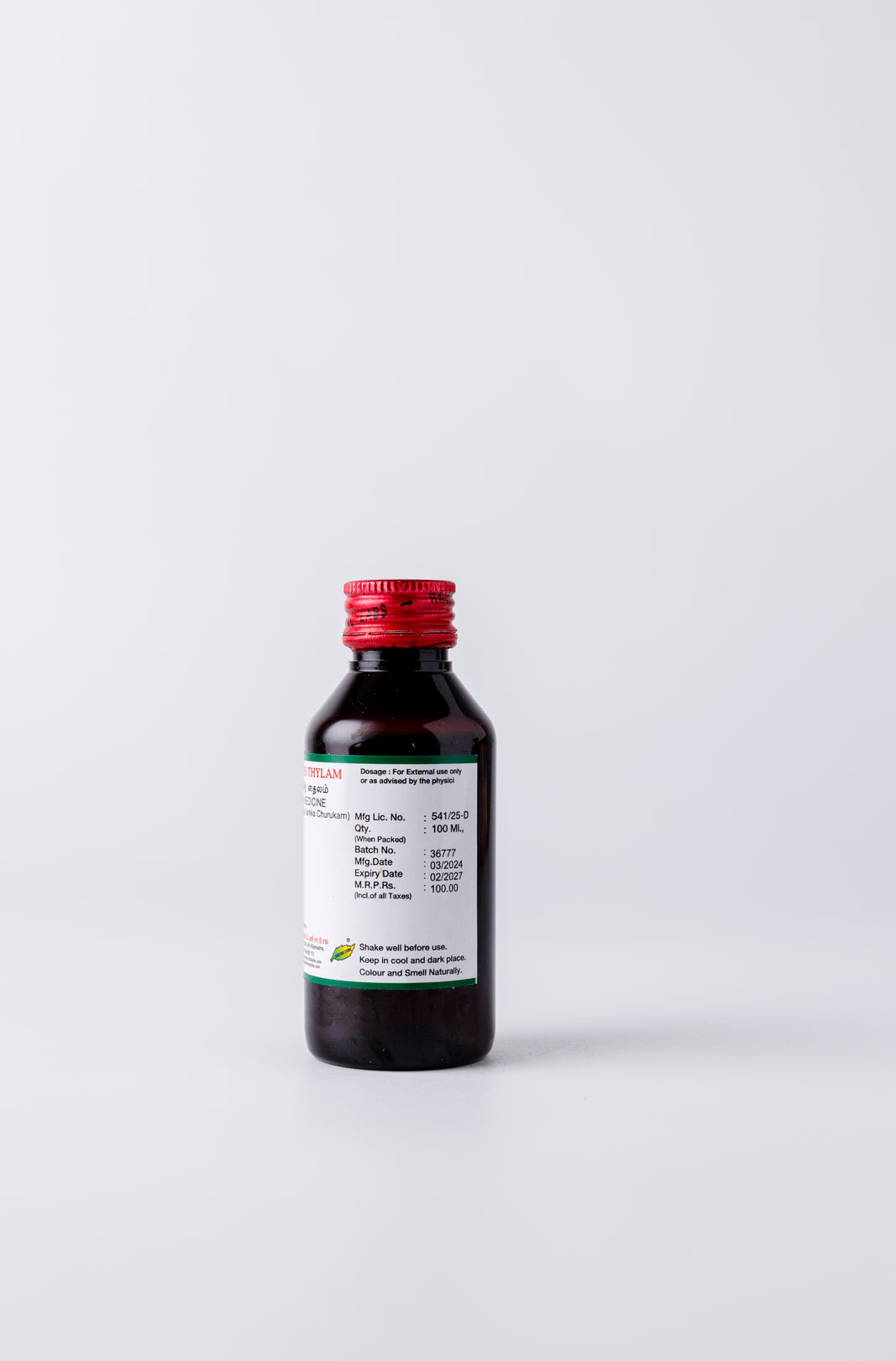 Key Ingredients Found in Kulirchi Thylam
