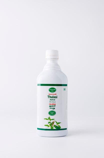 Aravindh Herbal Labs Thulasi Juice Bottle