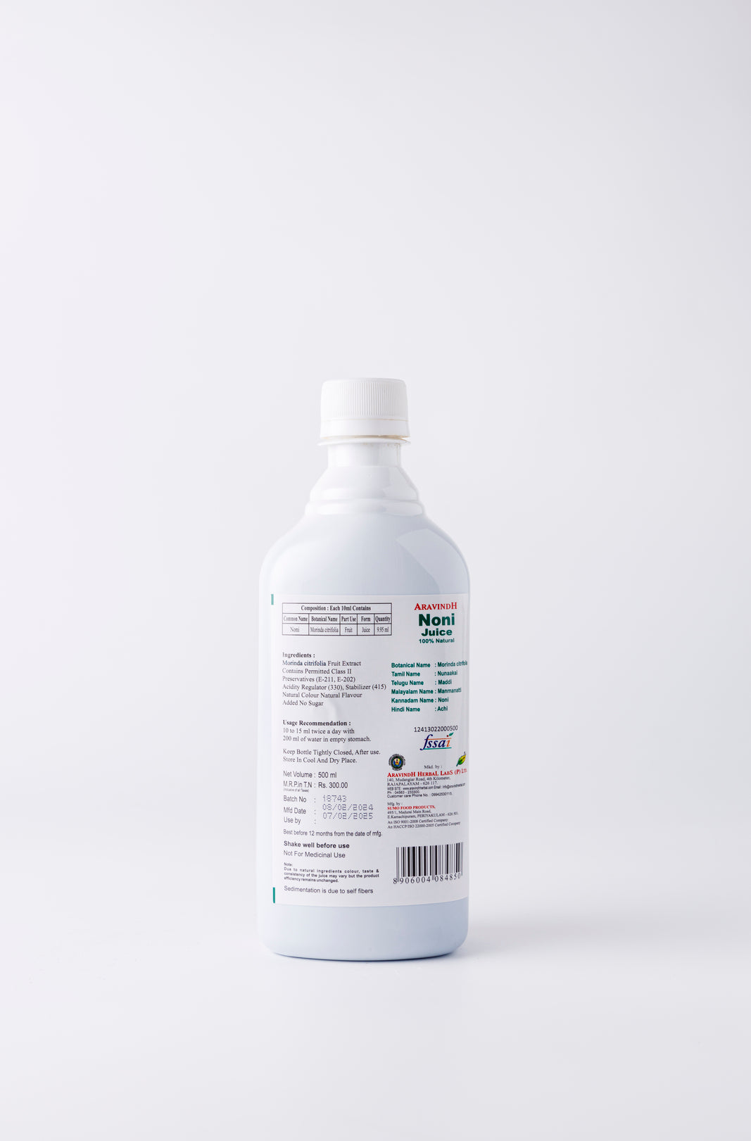 How to Use Aravindh Herbal Labs Noni Juice

