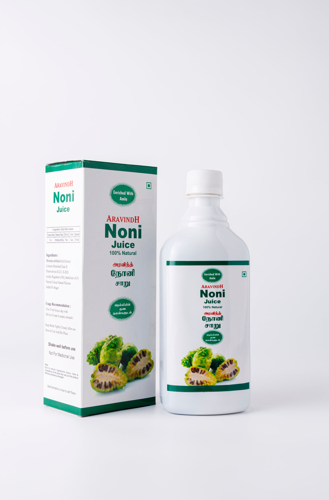 Aravindh Herbal Labs Noni Juice Bottle