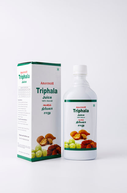 Aravindh Herbal Labs Triphala Juice Bottle
