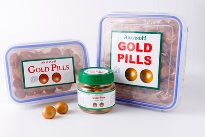 Aravindh Gold Pills – Traditional Siddha Herbal Formulation with Swarna Bhasma
