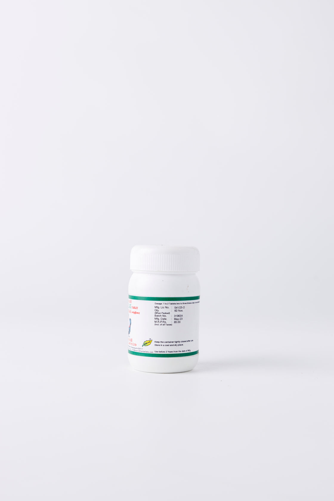 Aerolax Tablets - Siddha Proprietary Medicine for Natural Constipation Relief