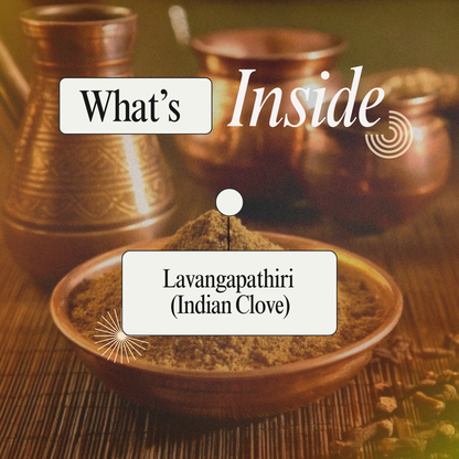 Calm Coughs Naturally: Tvakpatra (Lavangapathiri Podi) Curana