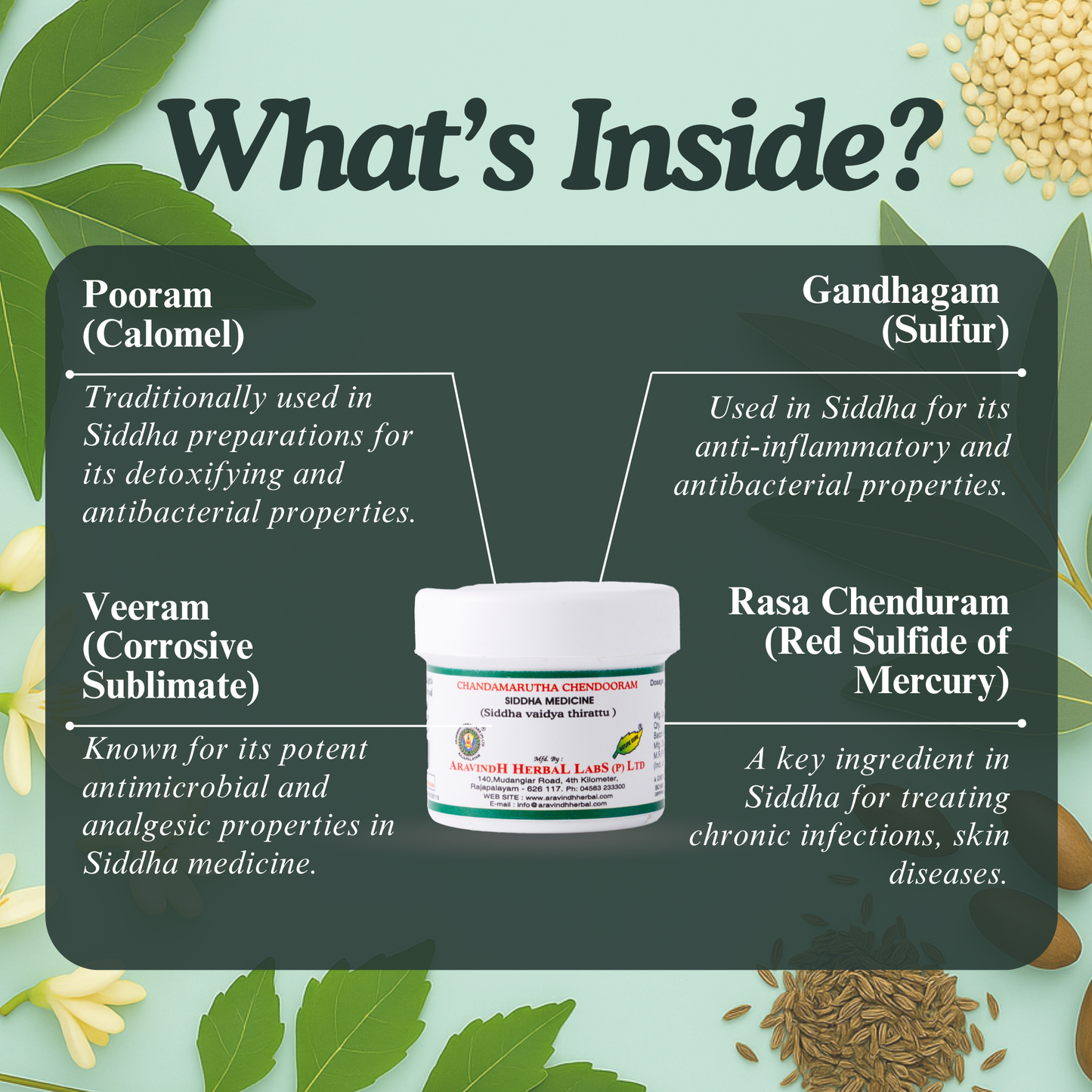 Chandamarutha Chenduram: Traditional Siddha Mineral Formulation for Dosha Balance and Overall Wellness