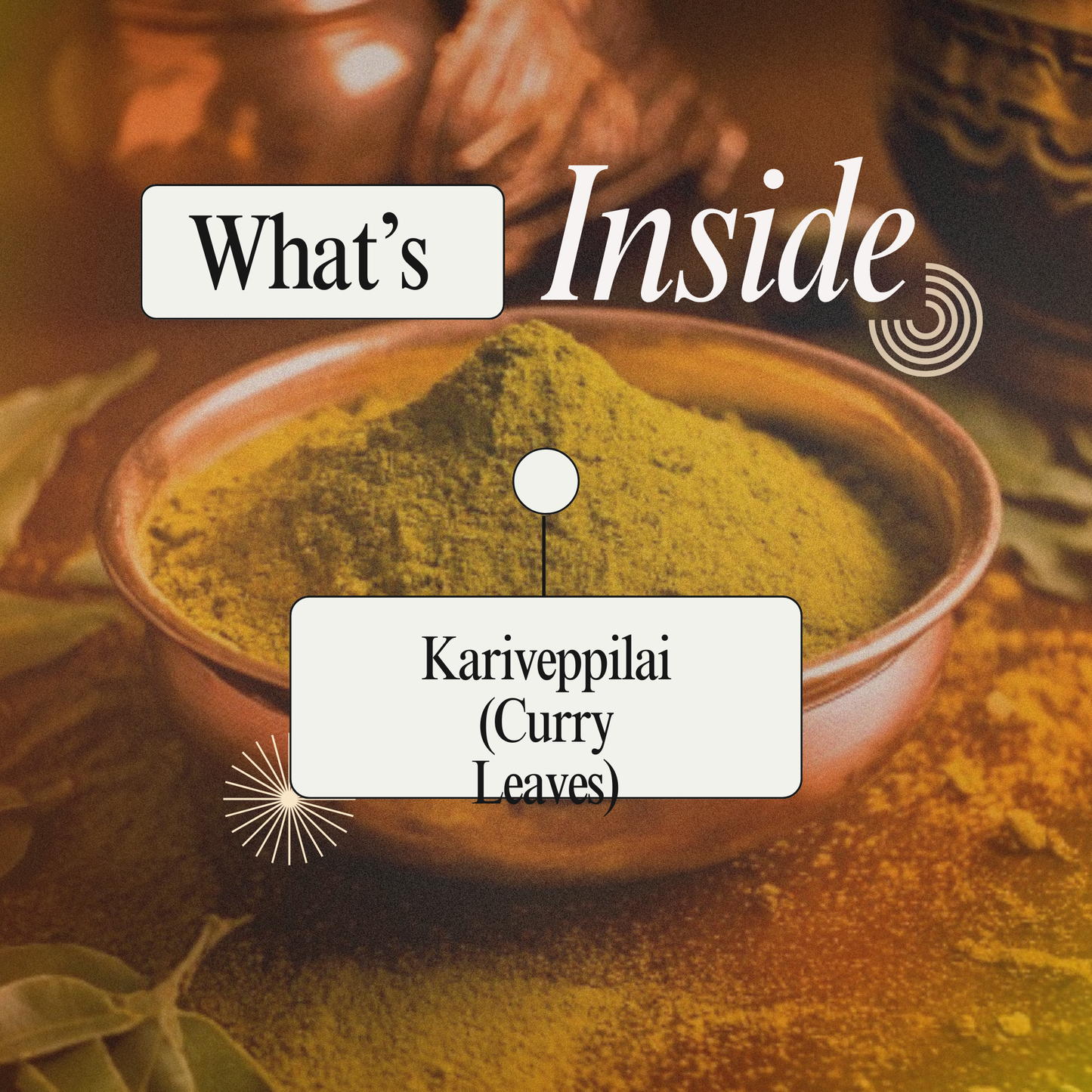 Herbal Karuveppilai Podi - Natural Support for Digestive Health, Blood Nourishment and Hair Wellness