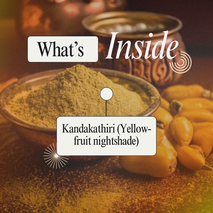 Discover Natural Wellness with Kandankathiri Podi: Your Herbal Support for Respiratory Comfort