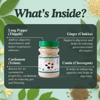 Panchadeepaki Chooranam: Natural Siddha Remedy for Digestive Health