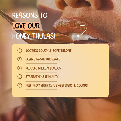Soothe Respiratory Discomfort with Aravindh Herbal Labs' Honey Thulasi