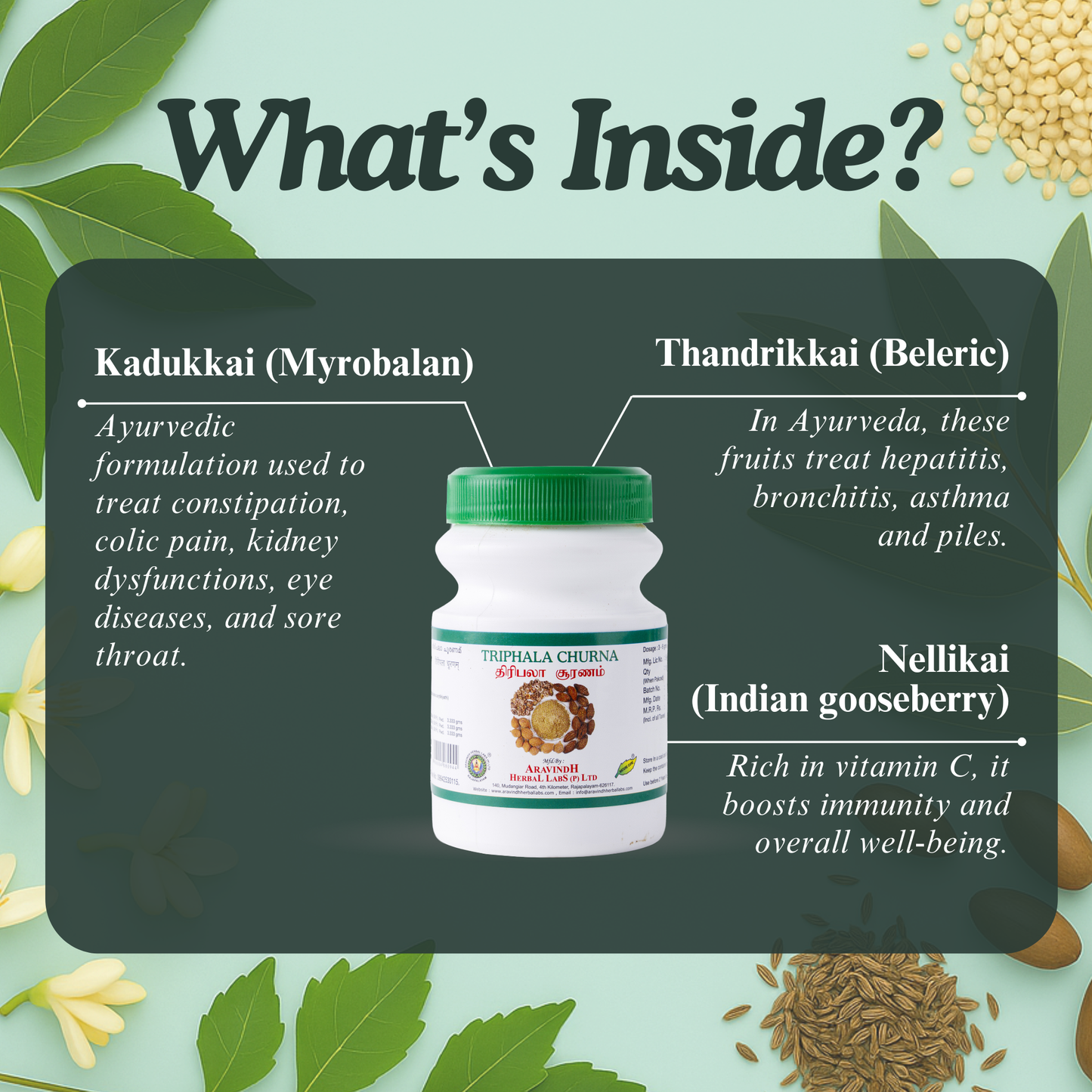 Tripalathi Churna Ay: Natural Relief for Digestive Discomfort