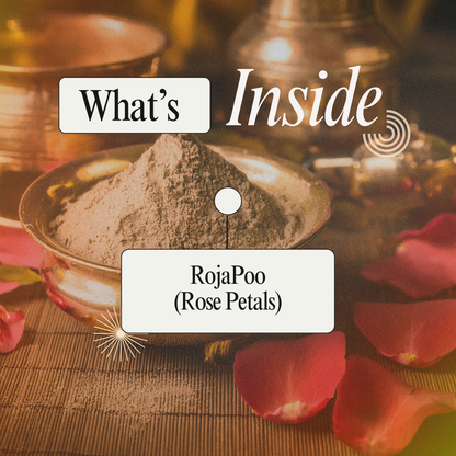RojaPoo Podi: Natural Cooling Herbal Powder for Body Heat