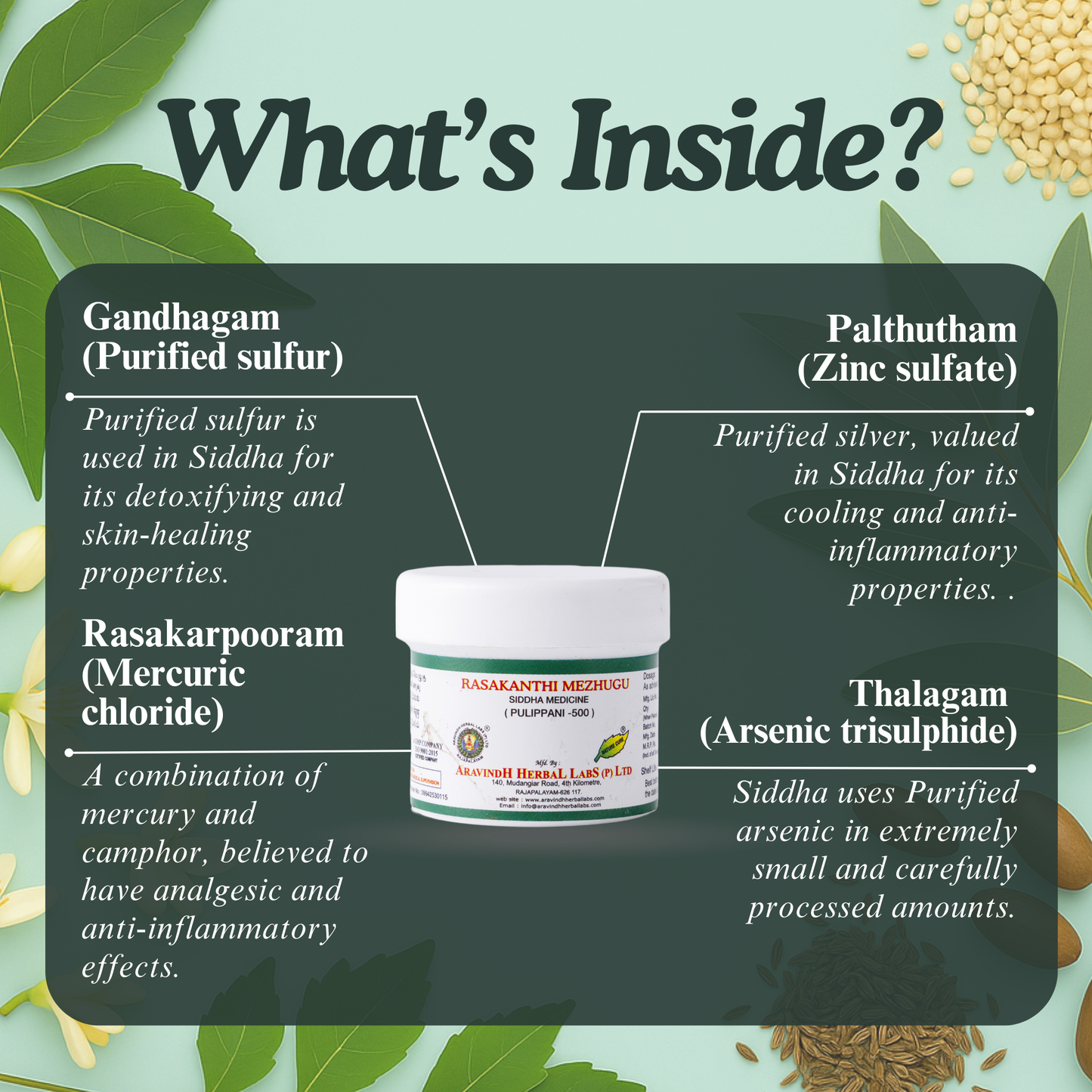 Find Relief from Vata-Related Discomfort with Rasagandhi Mezhugu: A Traditional Siddha Remedy