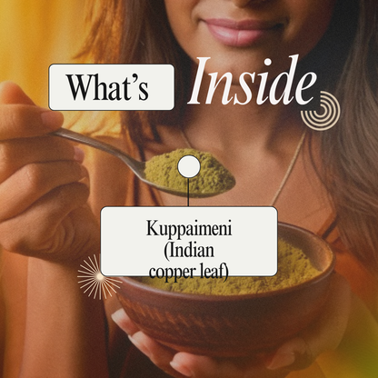 Kuppaimeni Podi: Antibacterial, Antifungal & Anthelmintic Powder
