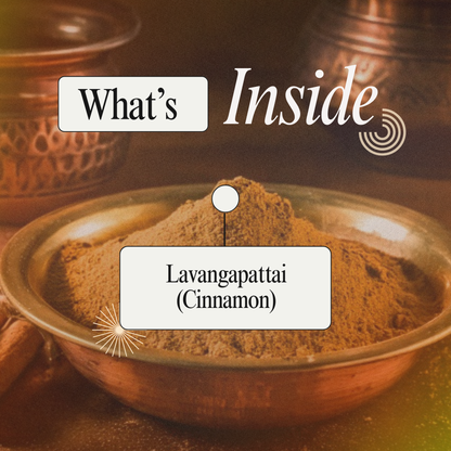 Soothe Digestive Discomfort: Tvak Curana (Lavangapattai Podi)