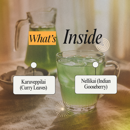 Improve Vision & Balance Body Heat with Karuveppilai Juice