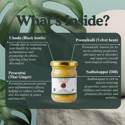 Ulunthu Thylam (wax-based): Natural Siddha Support for Joint Wellness & Nerve Comfort