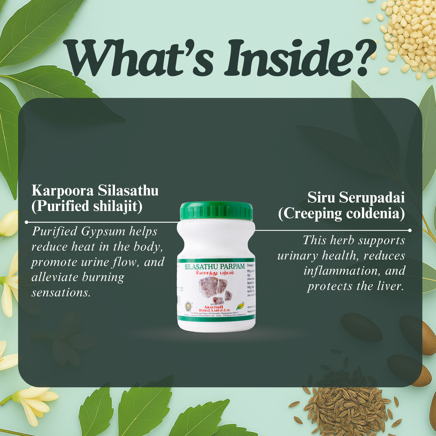 Silasathu Parpam: Cooling Siddha Remedy for Urinary Discomfort & Pitta Imbalance