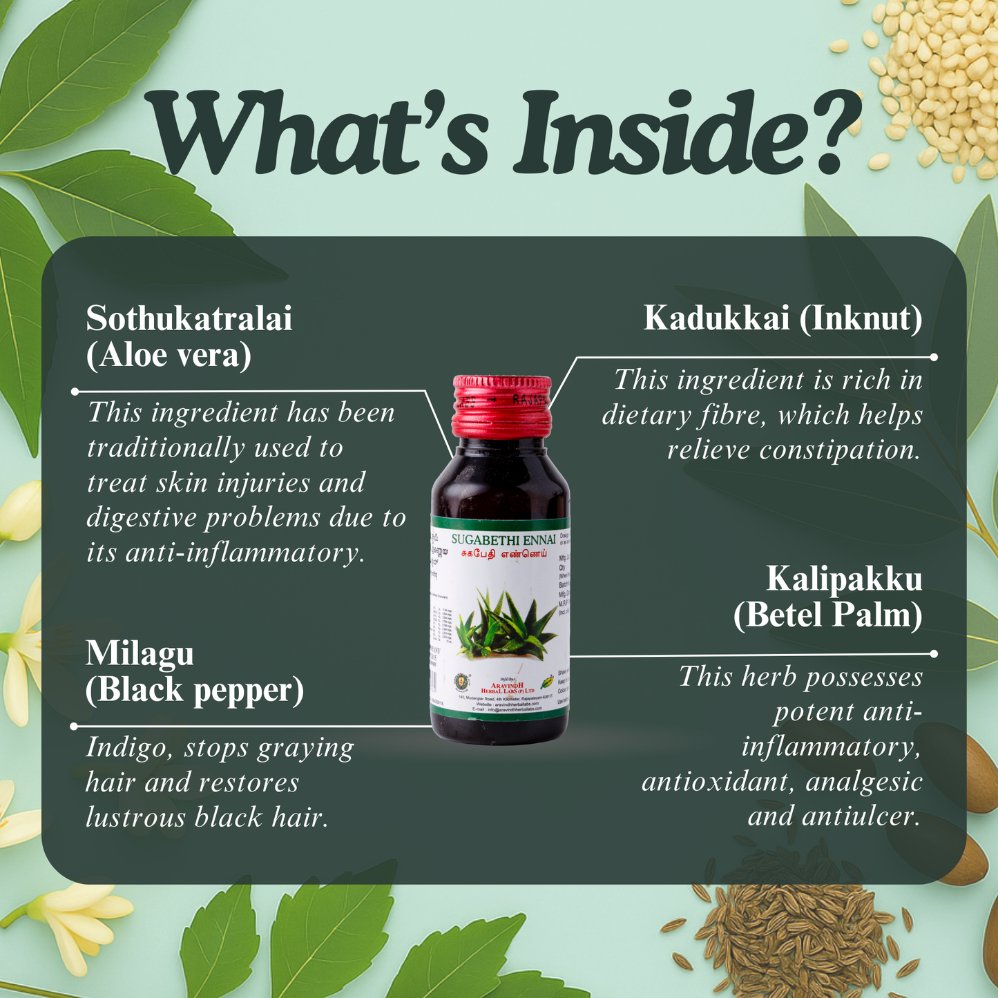 Sugabedhi Ennai: Supporting Digestive Wellness Naturally