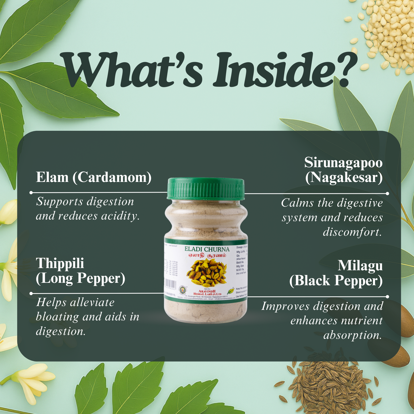 Eladi Churna Ay: Ayurvedic Solution for Various Ailments