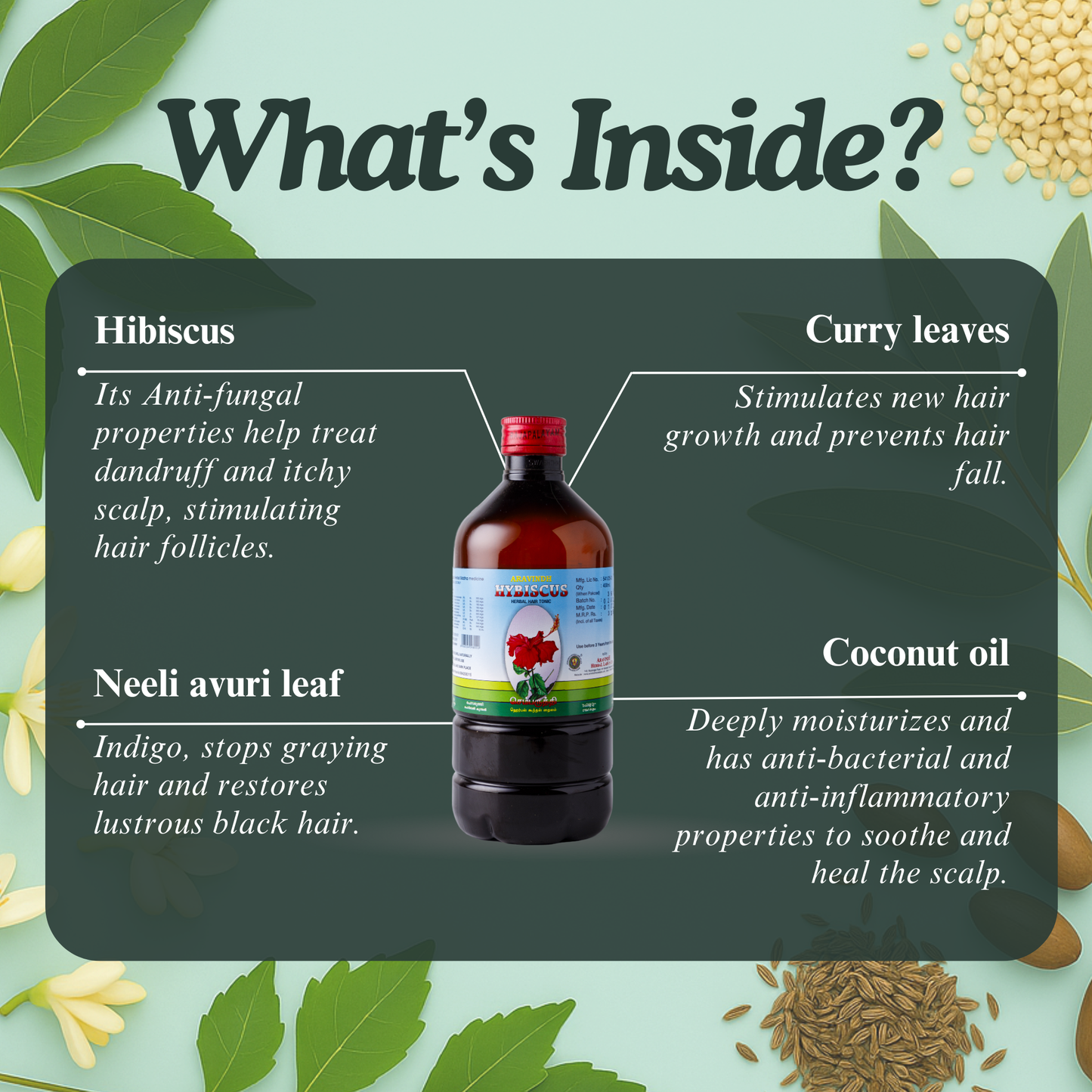 Hibiscus Herbal Hair Oil: Natural Care for Healthy, Nourished Hair