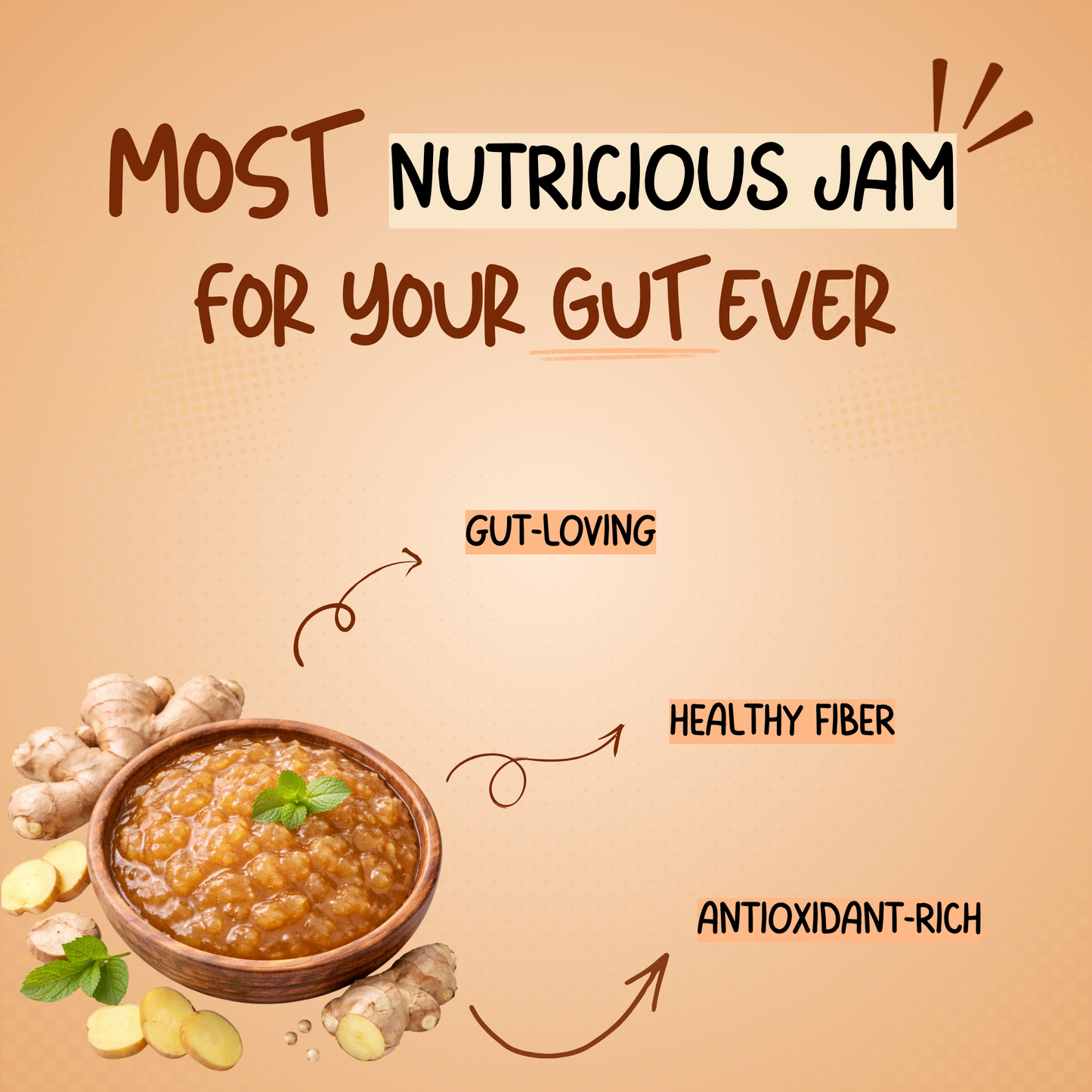 Relieve Indigestion & Soothe Stomach Discomfort with Ginger Jam