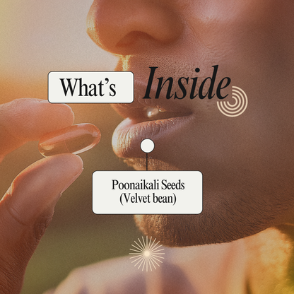 Reignite Vitality & Confidence with Poonaikali Seed Capsules: A Natural Siddha Solution for Men's Wellness